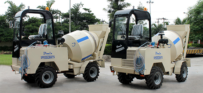 Self Loading Concrete Mixer - SANQ Concrete Batching Plant